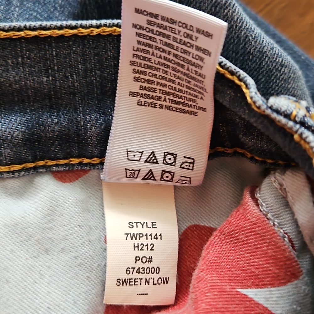 Lucky Brand Sweet N Low Jeans Women's 12 31 Low Rise Flare Boot Cut Denim Y2K - Picture 10 of 10